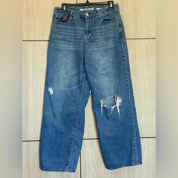 Wallflower Skater Fit Wide Leg Jeans - Picture 1 of 5